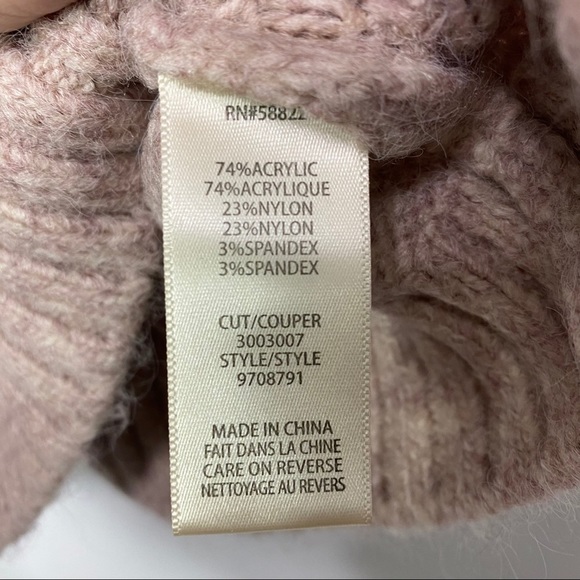 NWT-Max Studio Oatmeal Cable Knit Sweater M - Picture 11 of 12